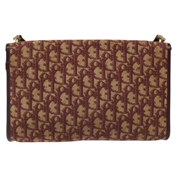 DIOR Trotter Canvas Shoulder Bag Red - Picture 3 of 12